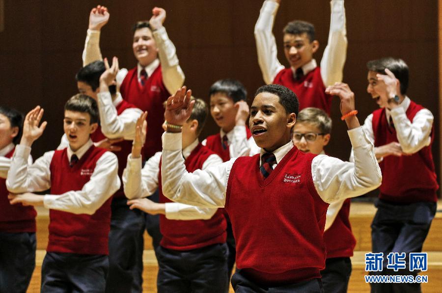 （文化）（2）美国男童合唱团在京演出