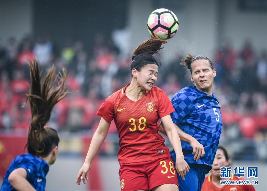 （体育）（6）足球——中国之队国际赛：中国女足胜克罗地亚