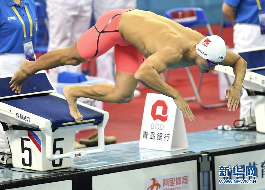 （体育）（6）游泳——全国冠军赛：孙杨获男子1500米自由泳冠军