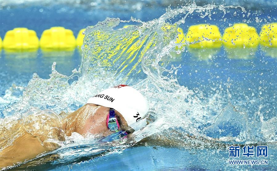 （体育）（7）游泳——全国冠军赛：孙杨获男子1500米自由泳冠军