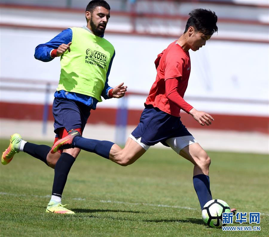 （体育）（5）足球——在葡萄牙托里什人队训练的中国小球员