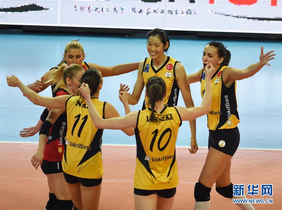 （体育）（7）排球——土耳其女排超级杯：朱婷携球队夺冠