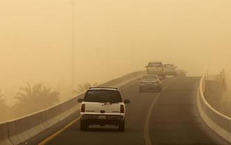 沙塵暴襲擊科威特